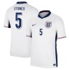 Maillot de Supporter Angleterre Stones 5 Domicile Euro 2024 Pour Homme